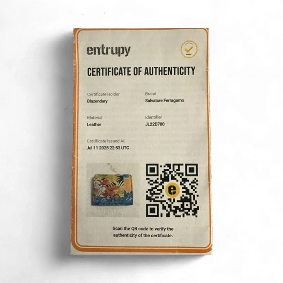 Salvatore Ferragamo Gancini Floral Print Wallet Leather Authenticity Certificate - Picture 4 of 6